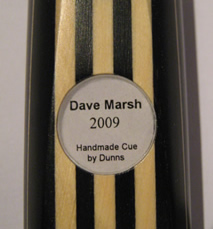 dunns cue badge